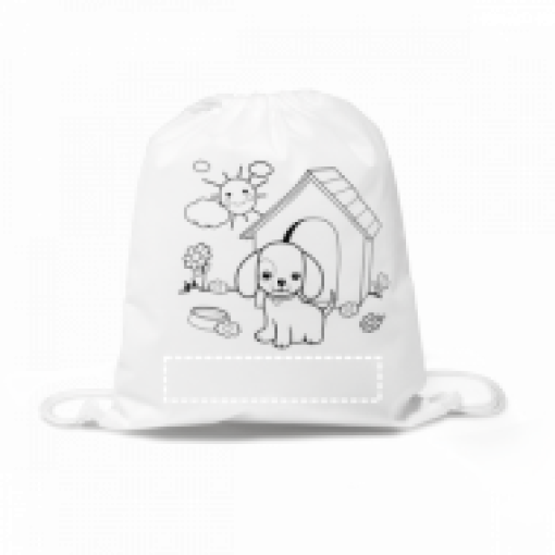 Sacola Tipo Mochila Para Colorir Personalizada